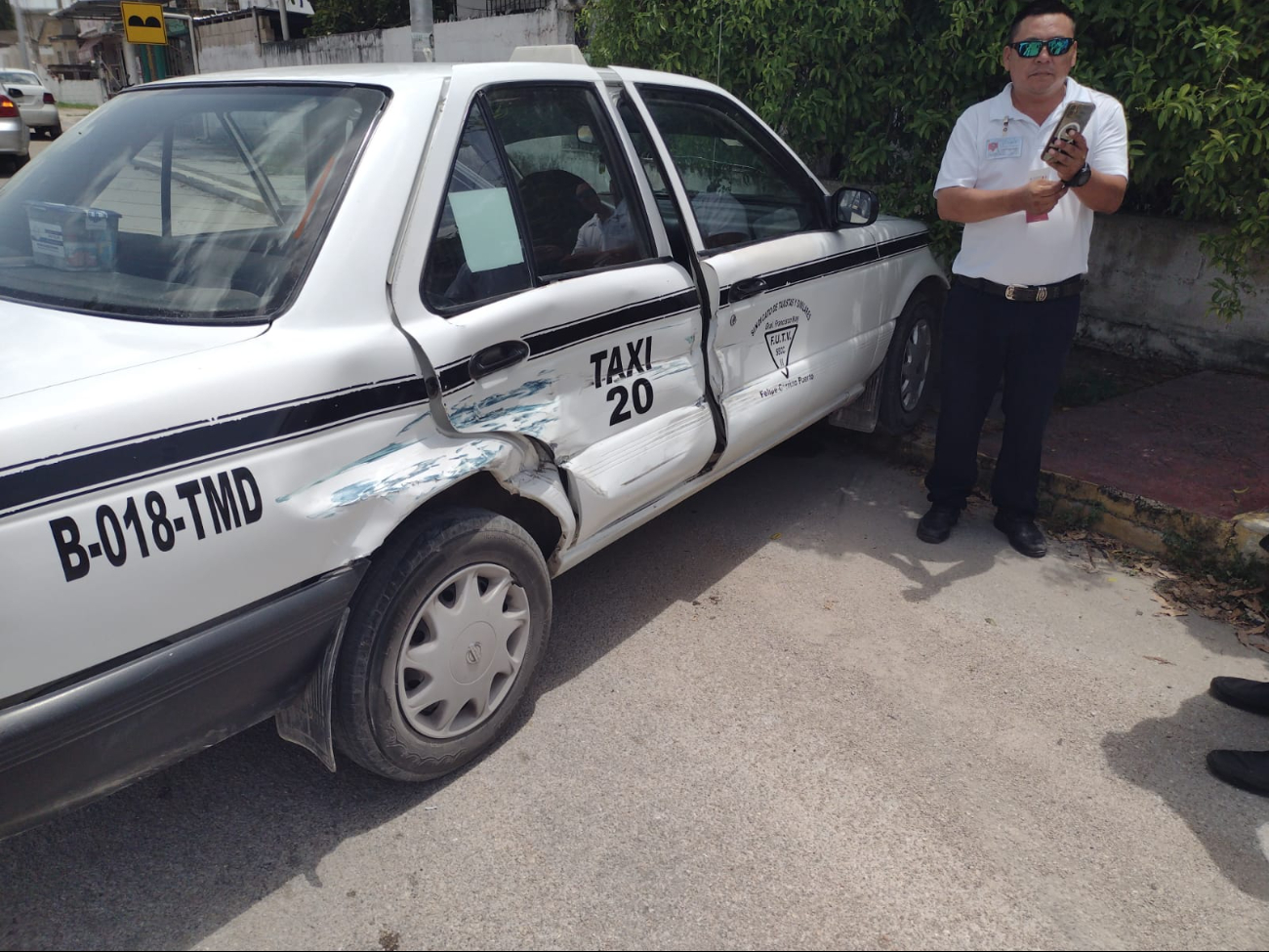 El conductor de la camioneta no respetó su alto total