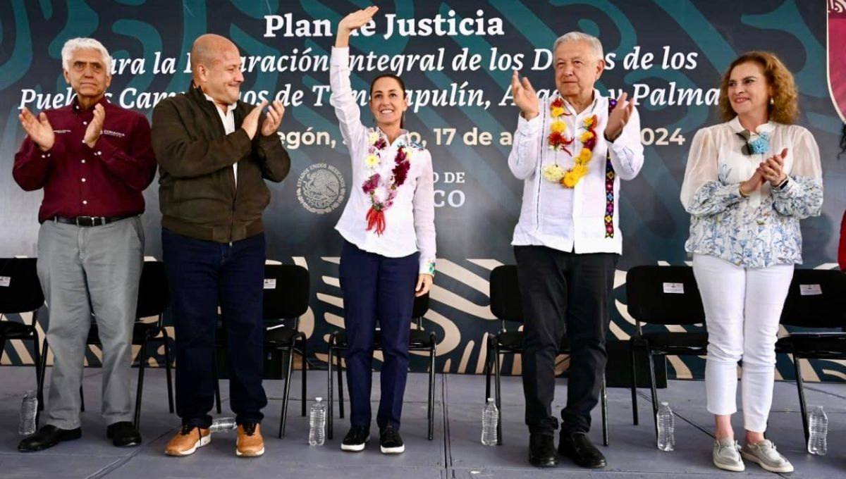 Claudia Sheinbaum y el presidente Andrés Mamnuel López Obrador visitaron Jalisco