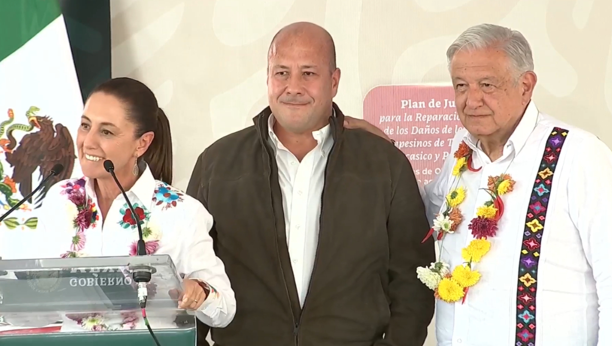 El Presidente López Obrador y la Presidenta electa, Claudia Sheinbaum, inauguran el Sistema Hidráulico El Zapotillo