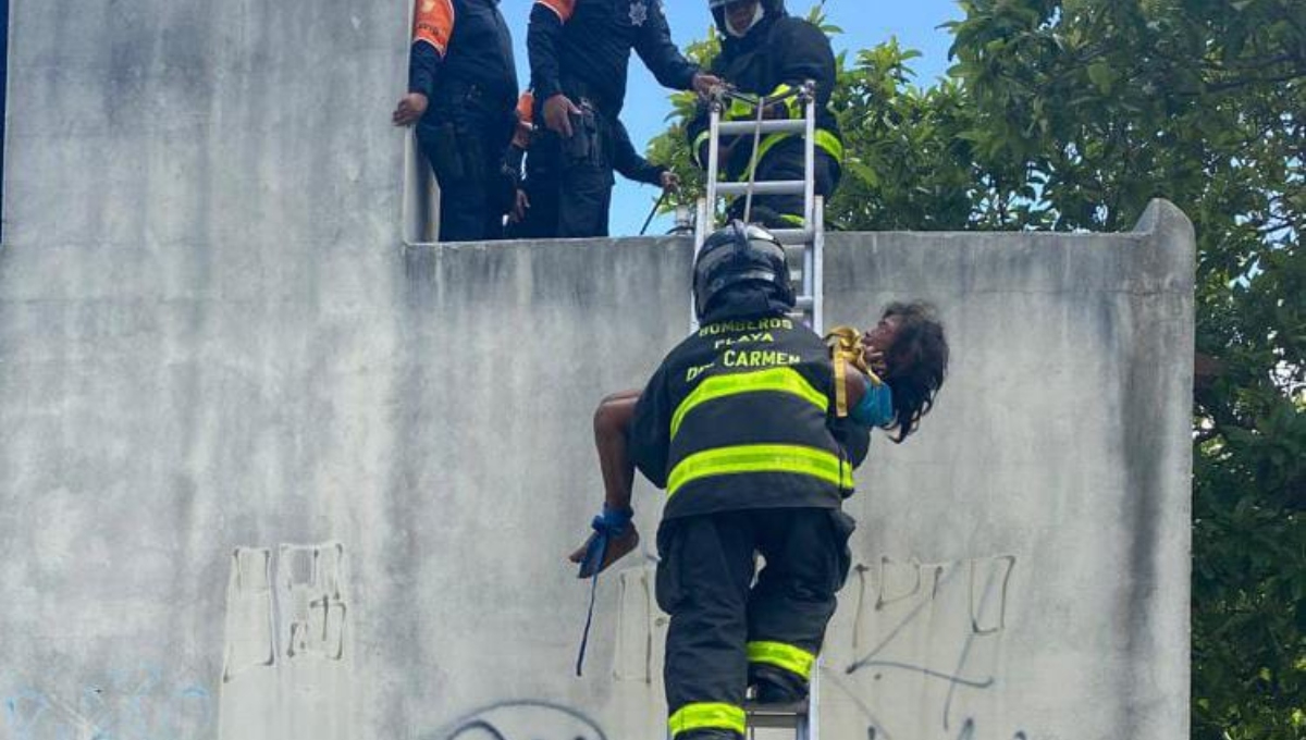 La mujer fue rescatada y reunida con sus familiares