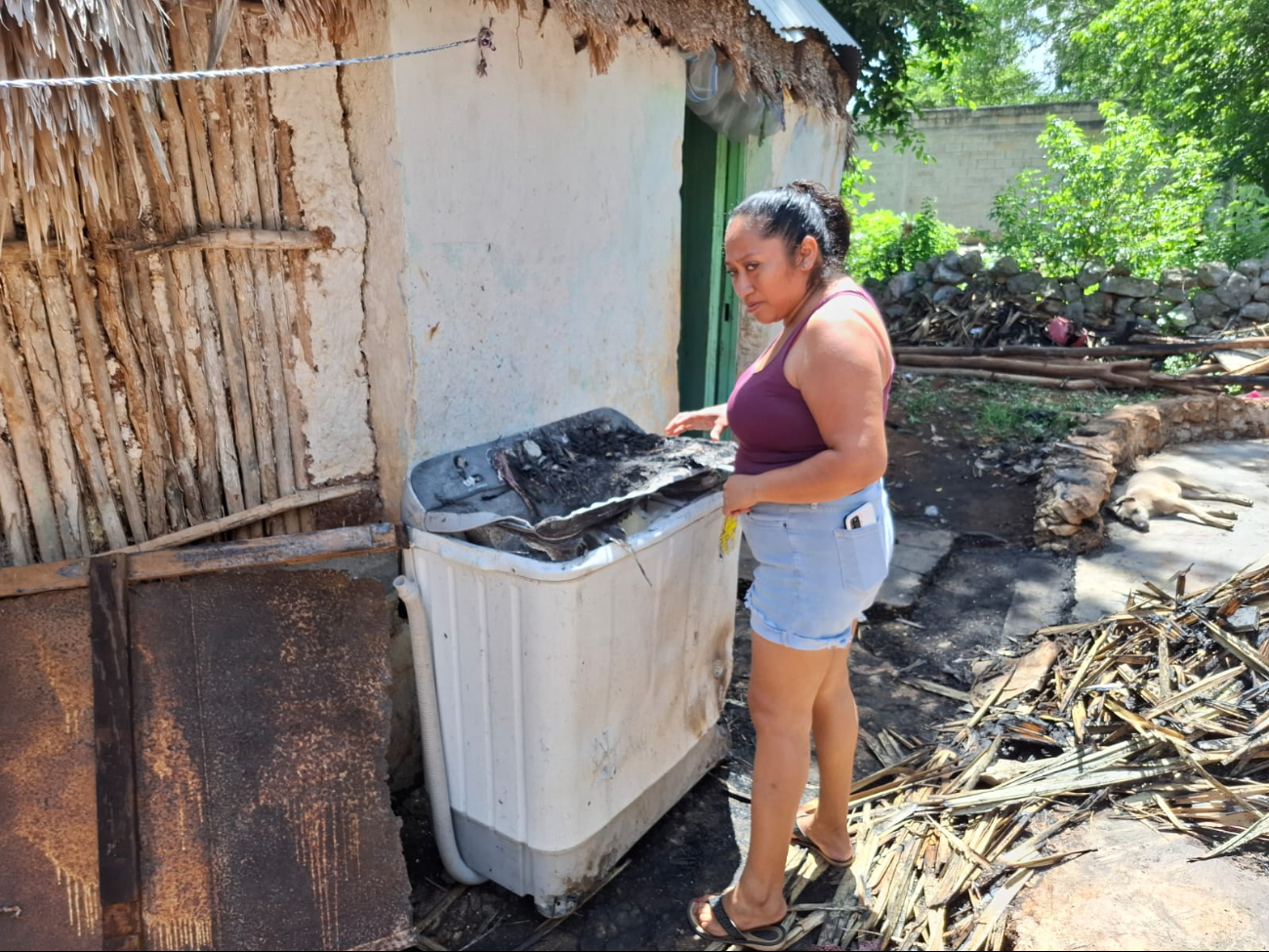 Ramona, una madre soltera, pide ayuda para recuperar lo perdido.