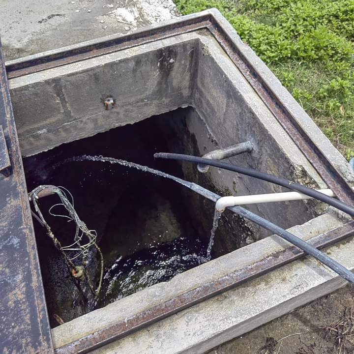 Servicio de agua potable en el Hospital de Sabancuy