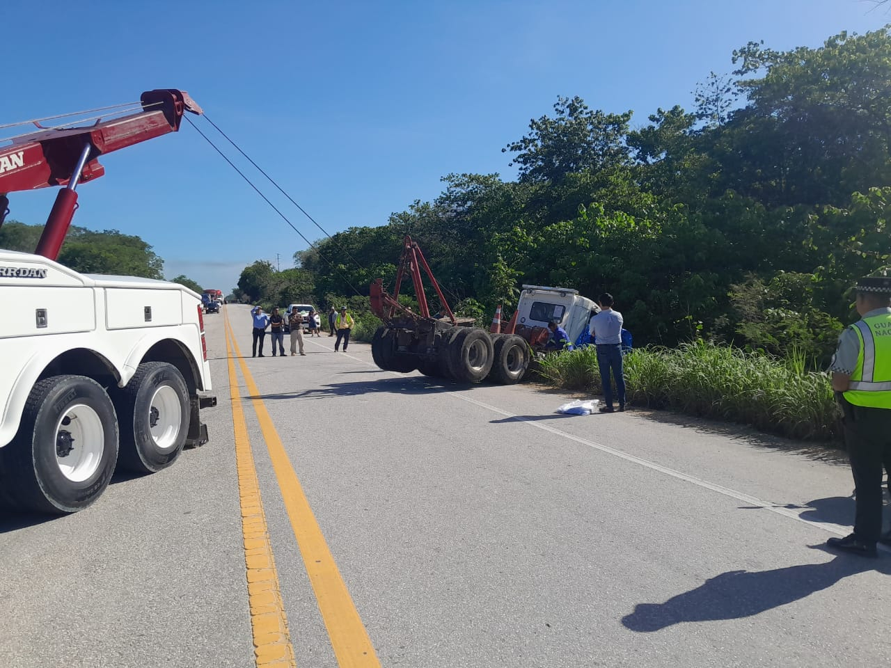 Afortunadamente sólo hubo daños materiales