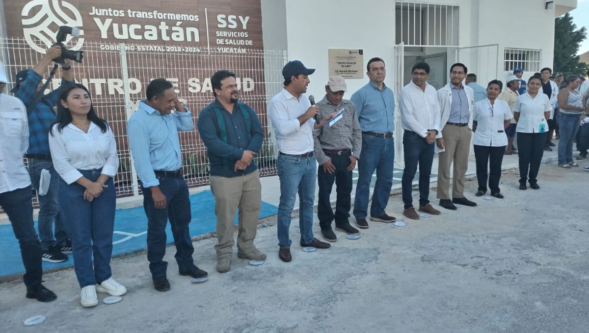 Mauricio Vila encabeza la entrega de centro de salud remodelado en X'bec, Buctzotz