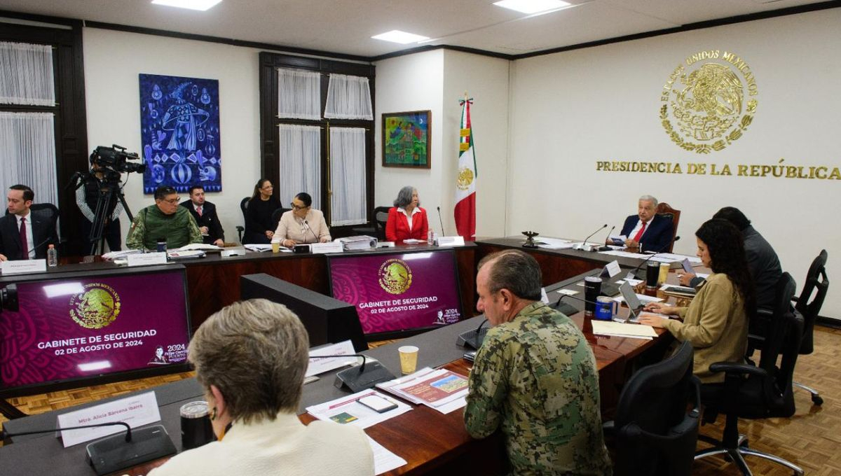 Reunión del gabinete de Seguridad de este viernes 2 de agosto