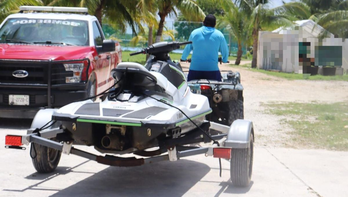 Agentes de la SSP tomaron posesión de las motos acuáticas