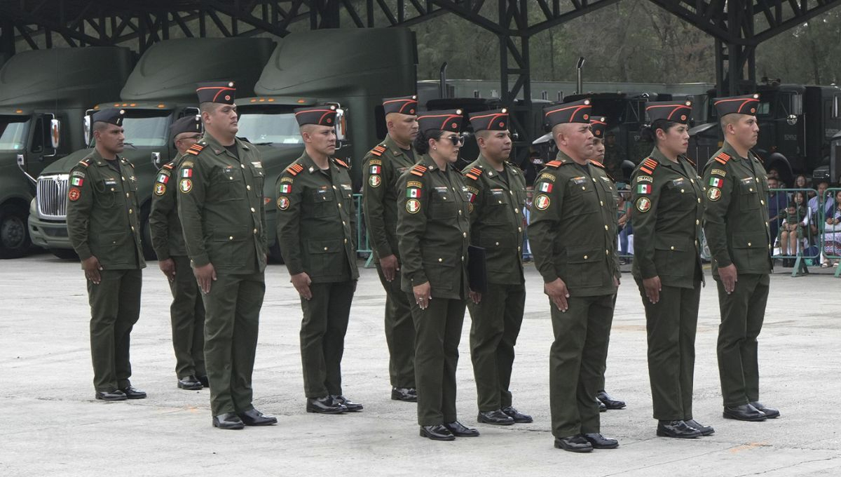 Integrantes de la Secretaría de la Defensa Nacional (Sedena)