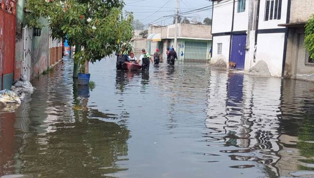 Inundaciones en Chalco: Colapso de drenaje y obras incompletas agravan crisis