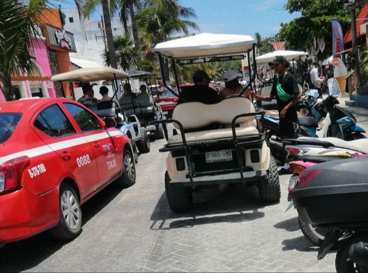 Empresarios piden reducir el uso de carritos de golf en Isla Mujeres