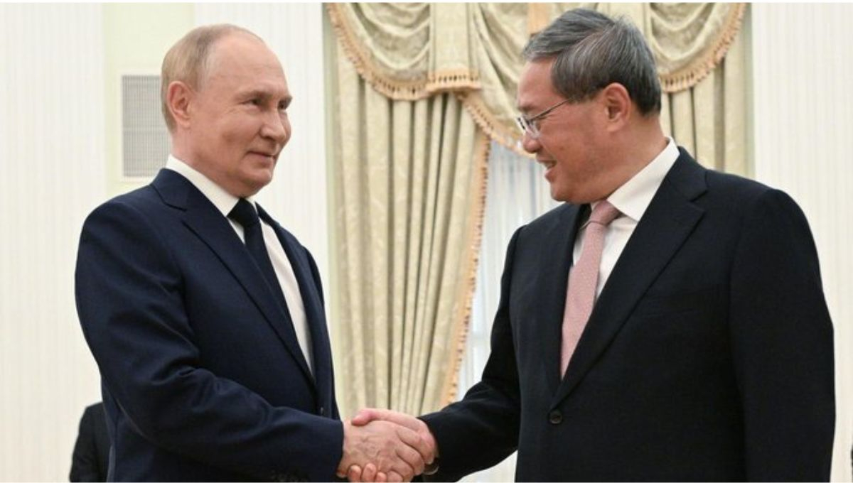 Vladimir Putin, presidente de Rusia y Li Qiang, primer ministro de China