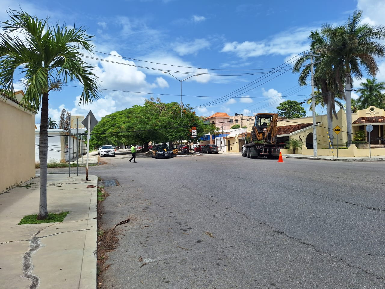 La SSP mantiene cerrada la avenida Campestre de Mérida