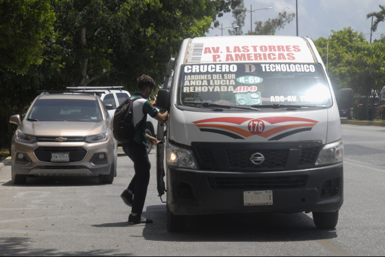 Realizan operativo para evitar el alza al pasaje del transporte público en Cancún