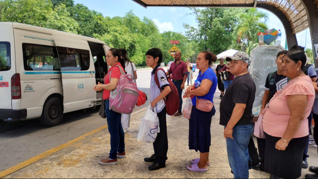 Nuevas tarifas de transporte en Playa del Carmen afectarán el regreso  a clases 