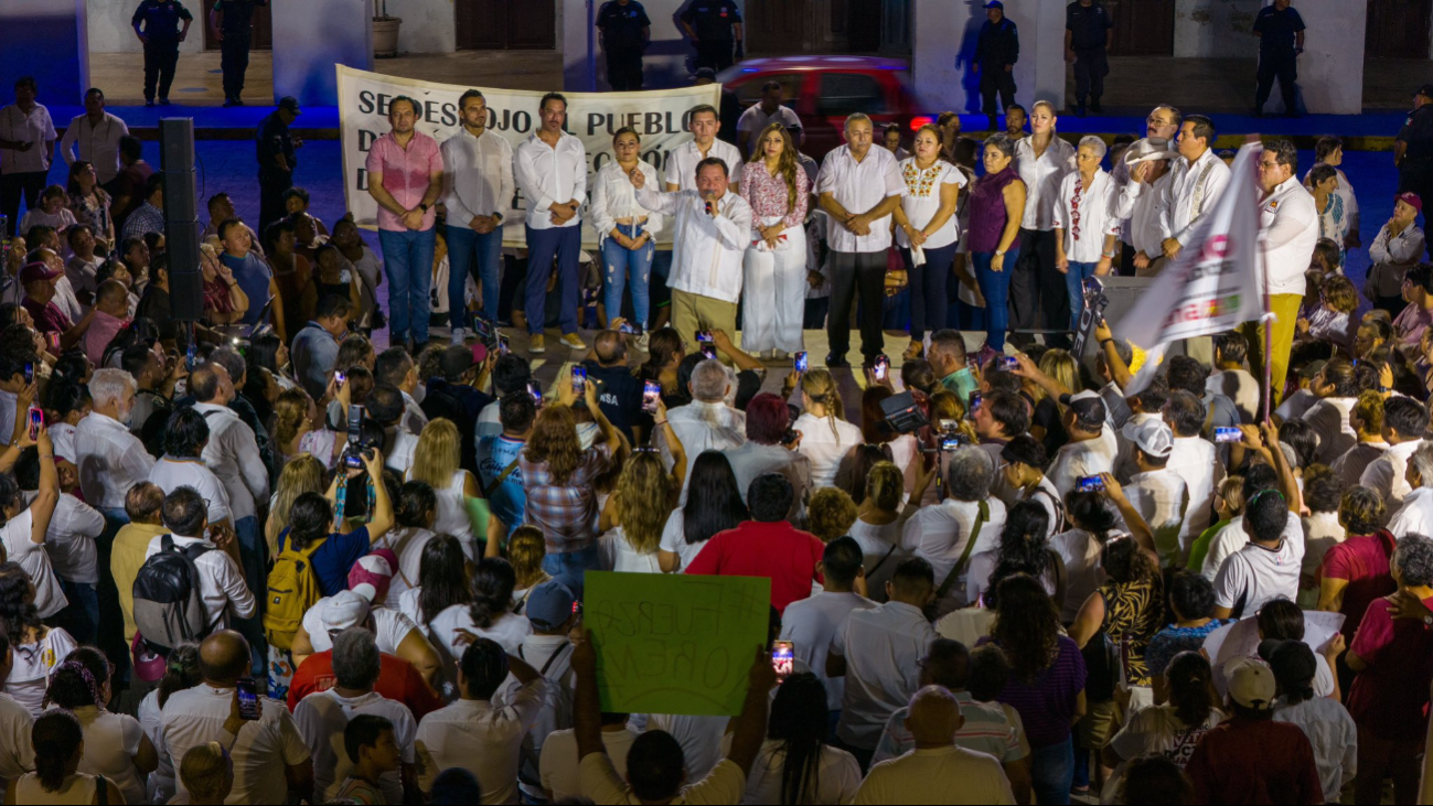 Joaquín Díaz Mena, luego de la megamarcha en Progreso