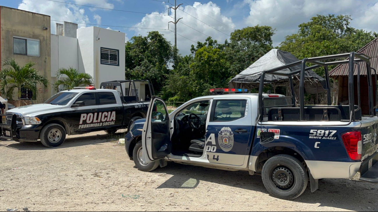 Hallan el cuerpo de un joven en un área verde de la colonia Los Santos en Cancún