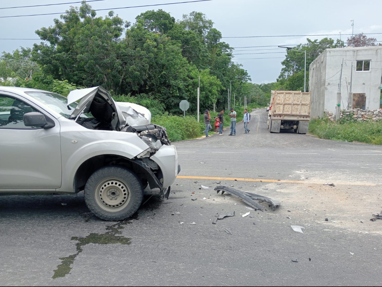 A pesar de los daños, no se registró ninguna víctima en el accidente