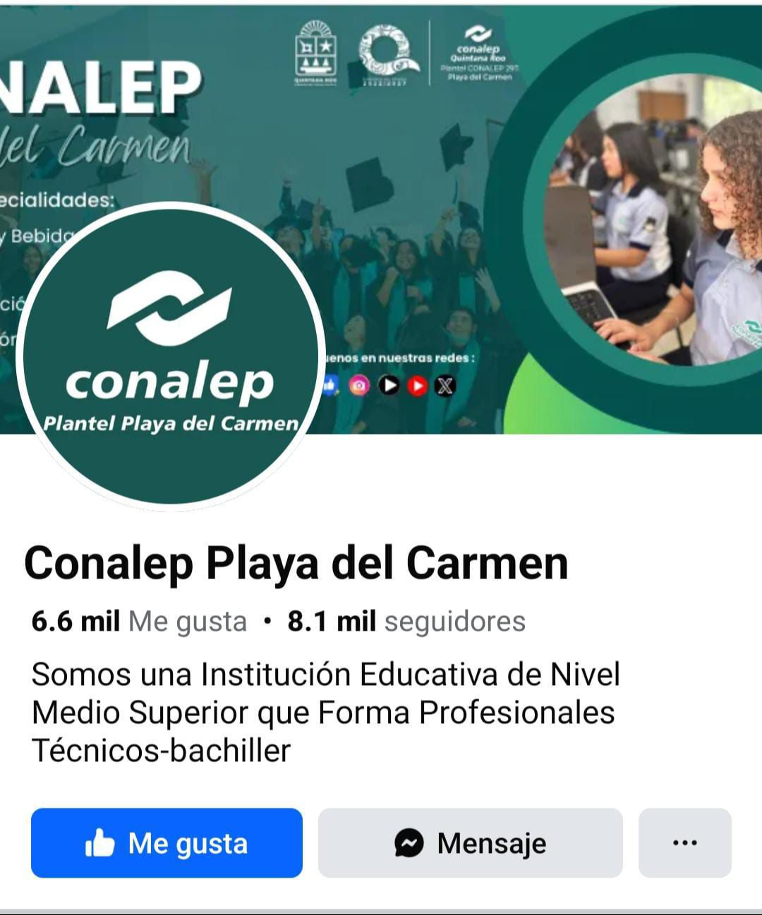 Hackean cuenta del Conalep de Playa del Carmen