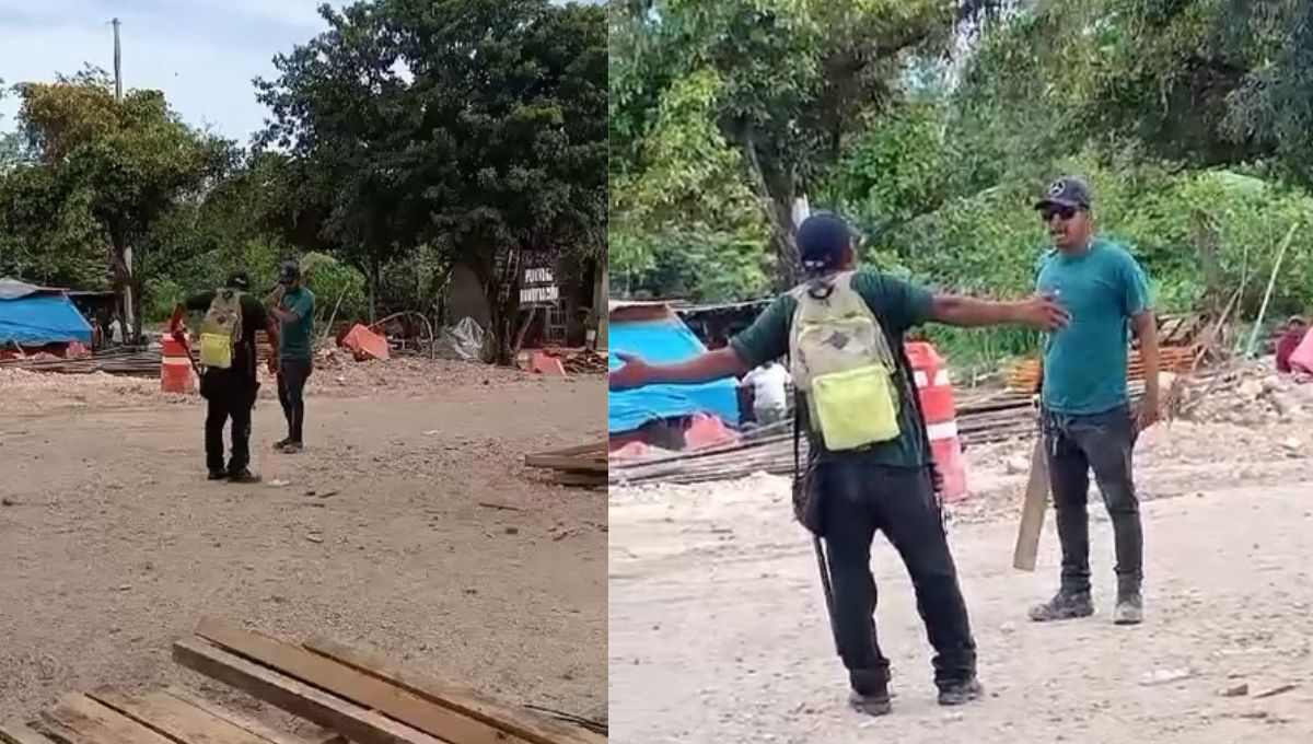 El incidente ocurrió cerca de Subteniente López, cuando un obrero agredió a una compañera.