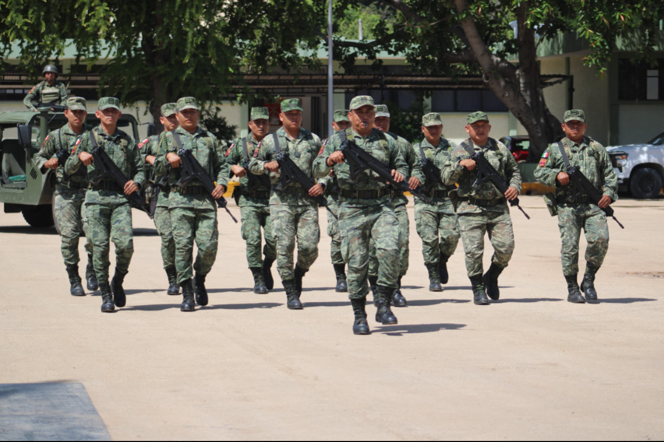 Fuerzas armadas en Campeche se preparan para el desfile del 16 de septiembre 