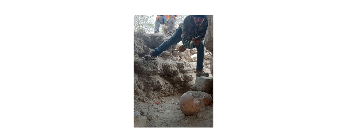 Se encontró una escultura de la deidad maya Ah Puch, que será exhibida en el nuevo museo.