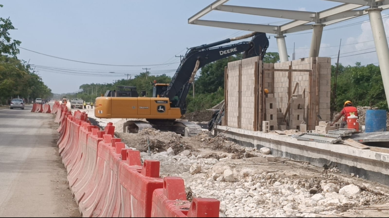 Continúan trabajos del Tren Ligero