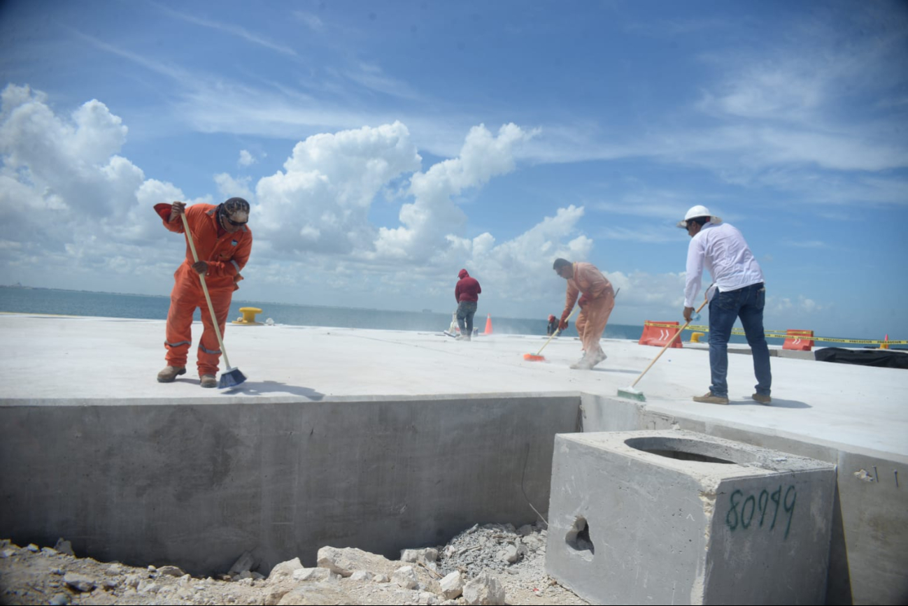 Así avanzan los trabajos del nuevo Astillero de Progreso