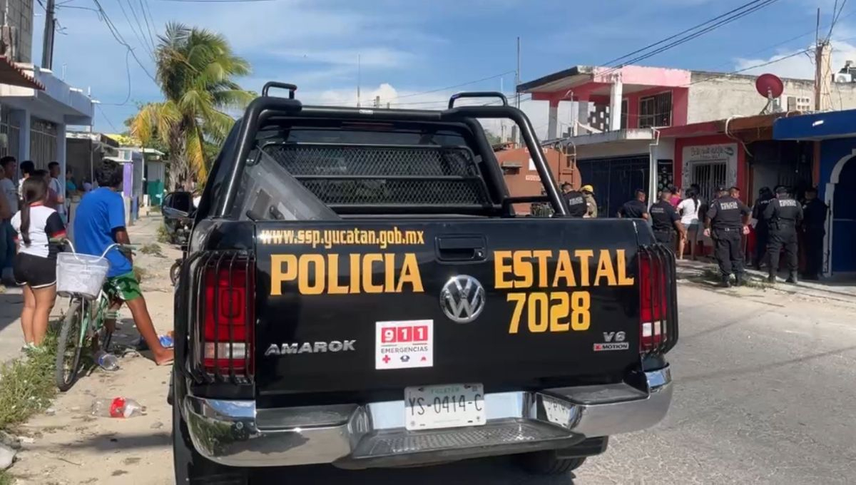 Elementos de la Policía Estatal acudieron al domicilio donde se registró el siniestro