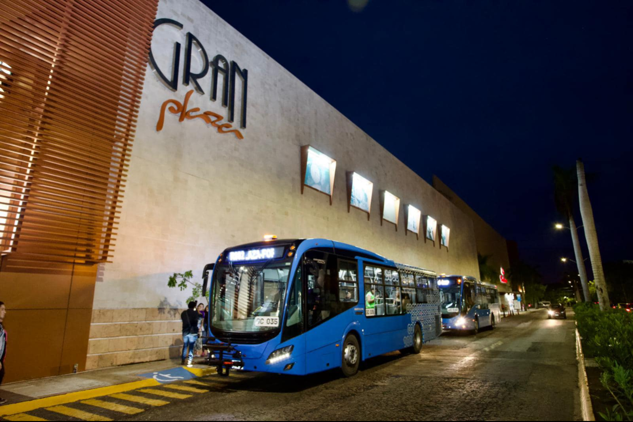 El punto de partida de la ruta espectáculos es en Gran Plaza