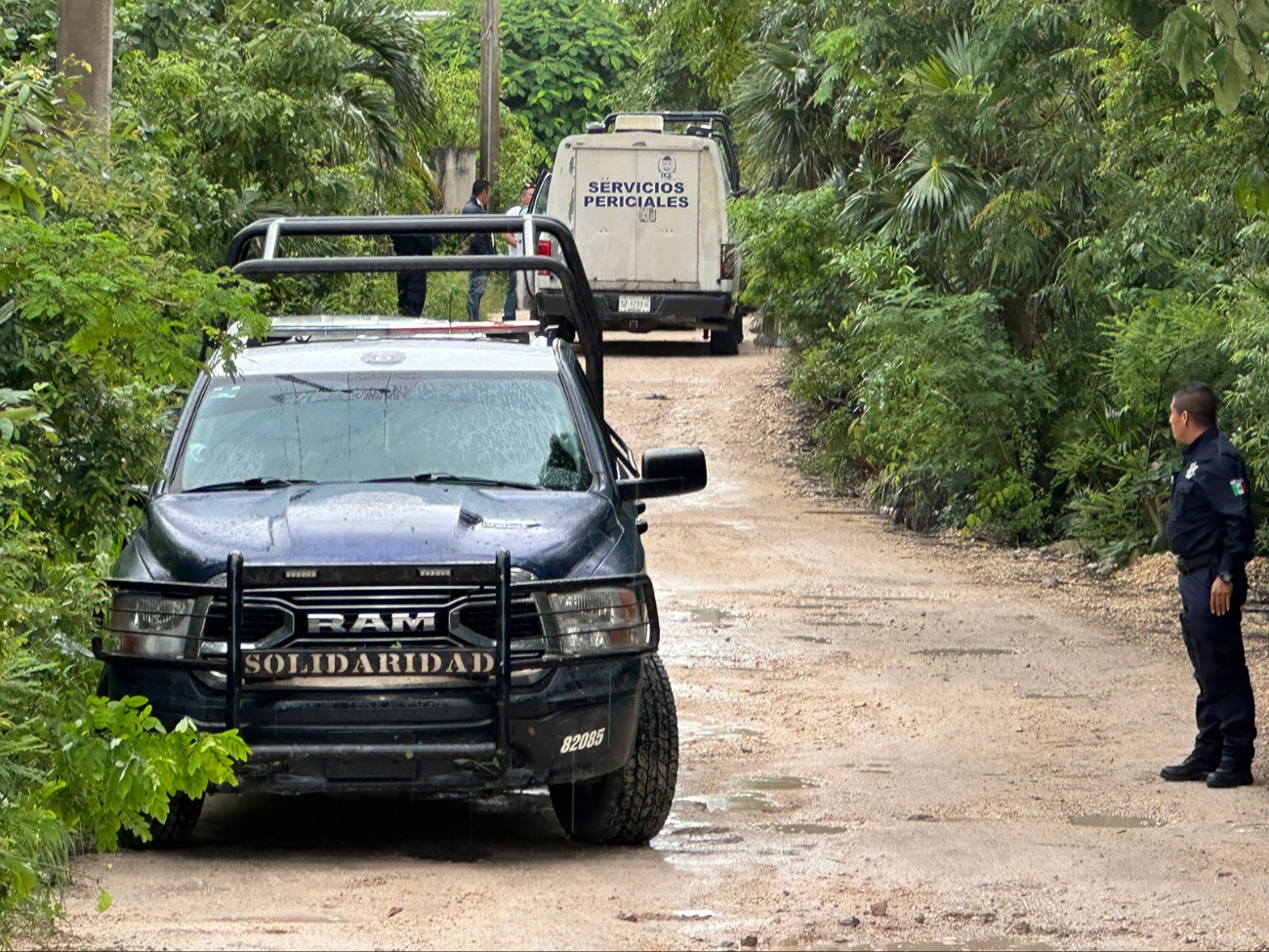 Hallan un cuerpo embolsado cerca de Puerto Aventuras