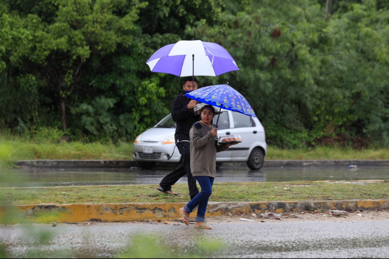 Las lluvias ocurrirían este fin de semana en Quintana Roo