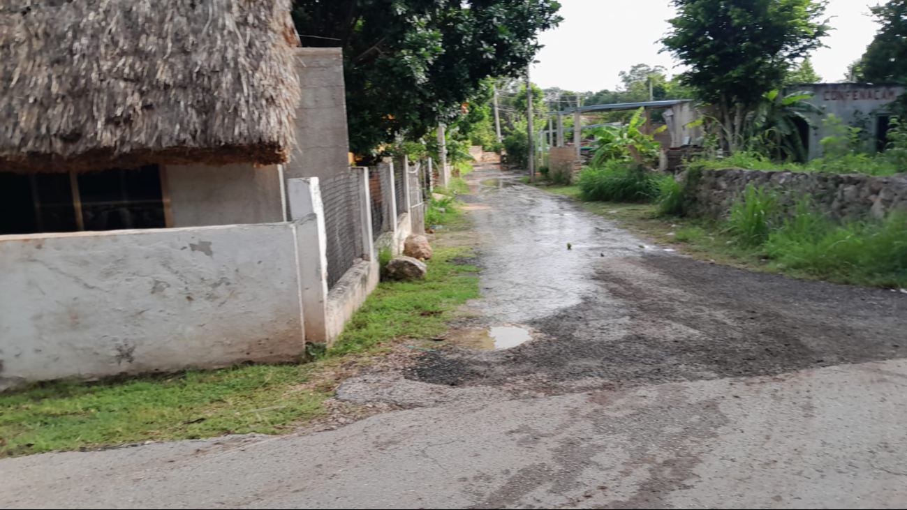 Nace fuente de agua a media calle