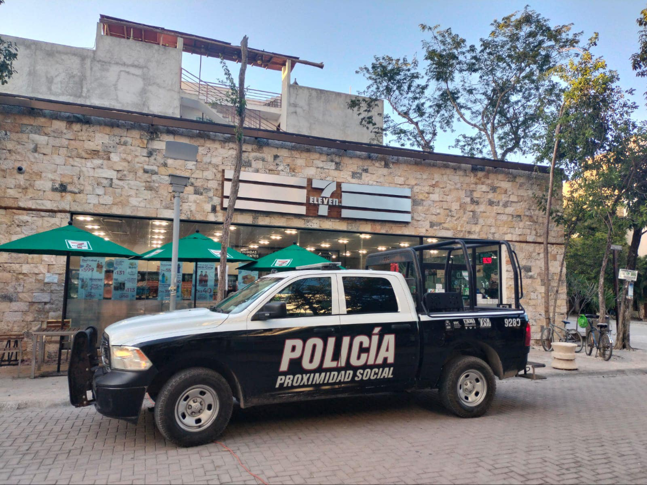 La Policía se mantiene realizando un operativo en Tulum