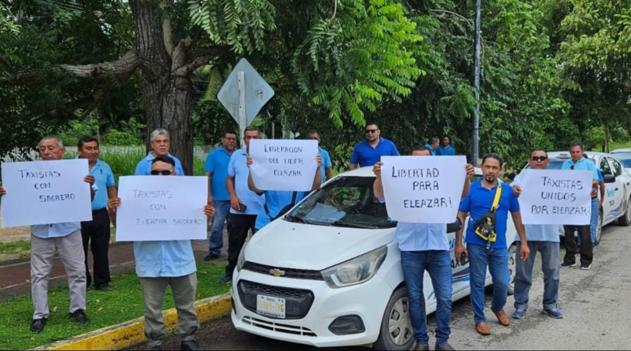 Así lucía la manifestación en Tulum