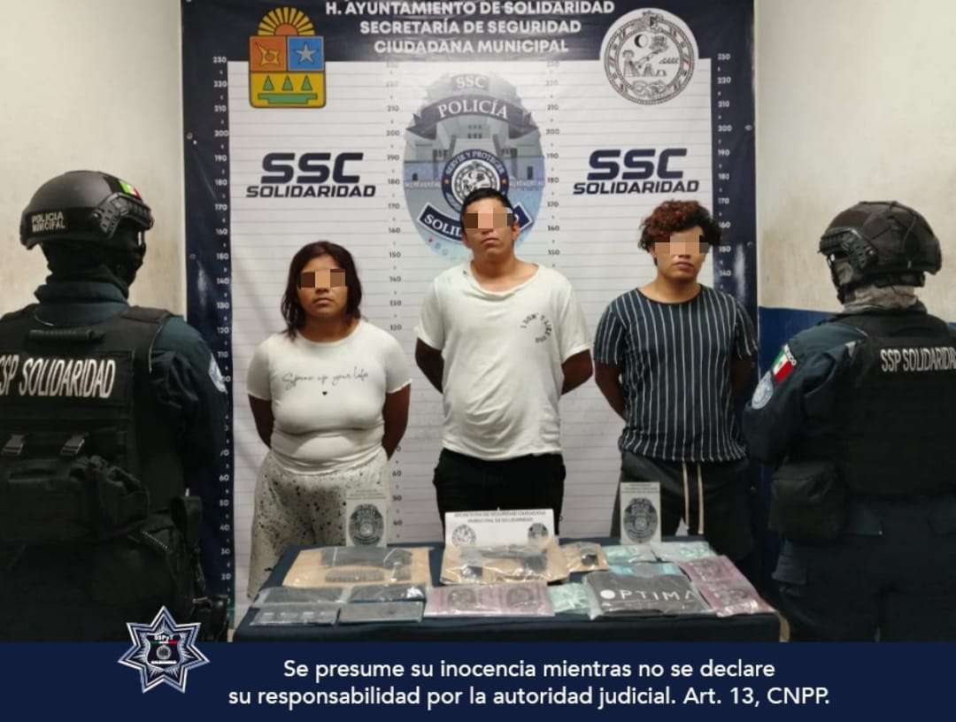 Los tres detenidos son jóvenes en sus 20's años