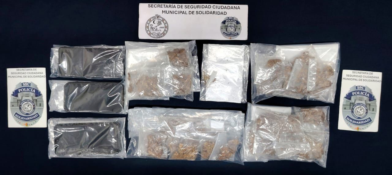 Fueron encontrados más de 40 envoltorios con droga en su interior