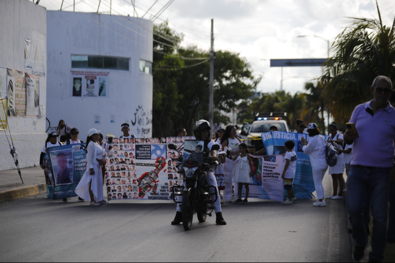 Las marchas comenzaron en el Museo de la Cultura Maya hasta el Palacio de Gobierno