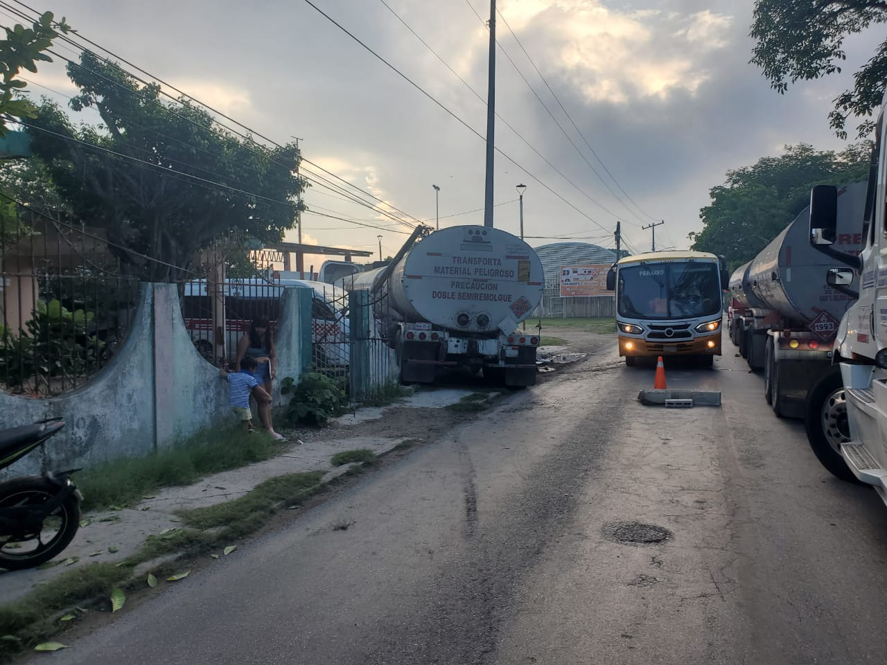 El accidente automovilístico que ocurrió sobre la carretera federal 180 de la Península de Atasca