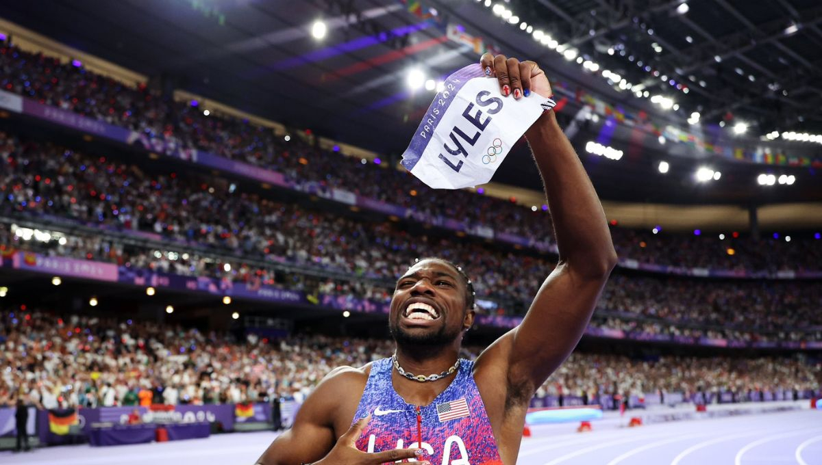 Esta fue la hazaña de Noah Lyles, deportista estadounidense