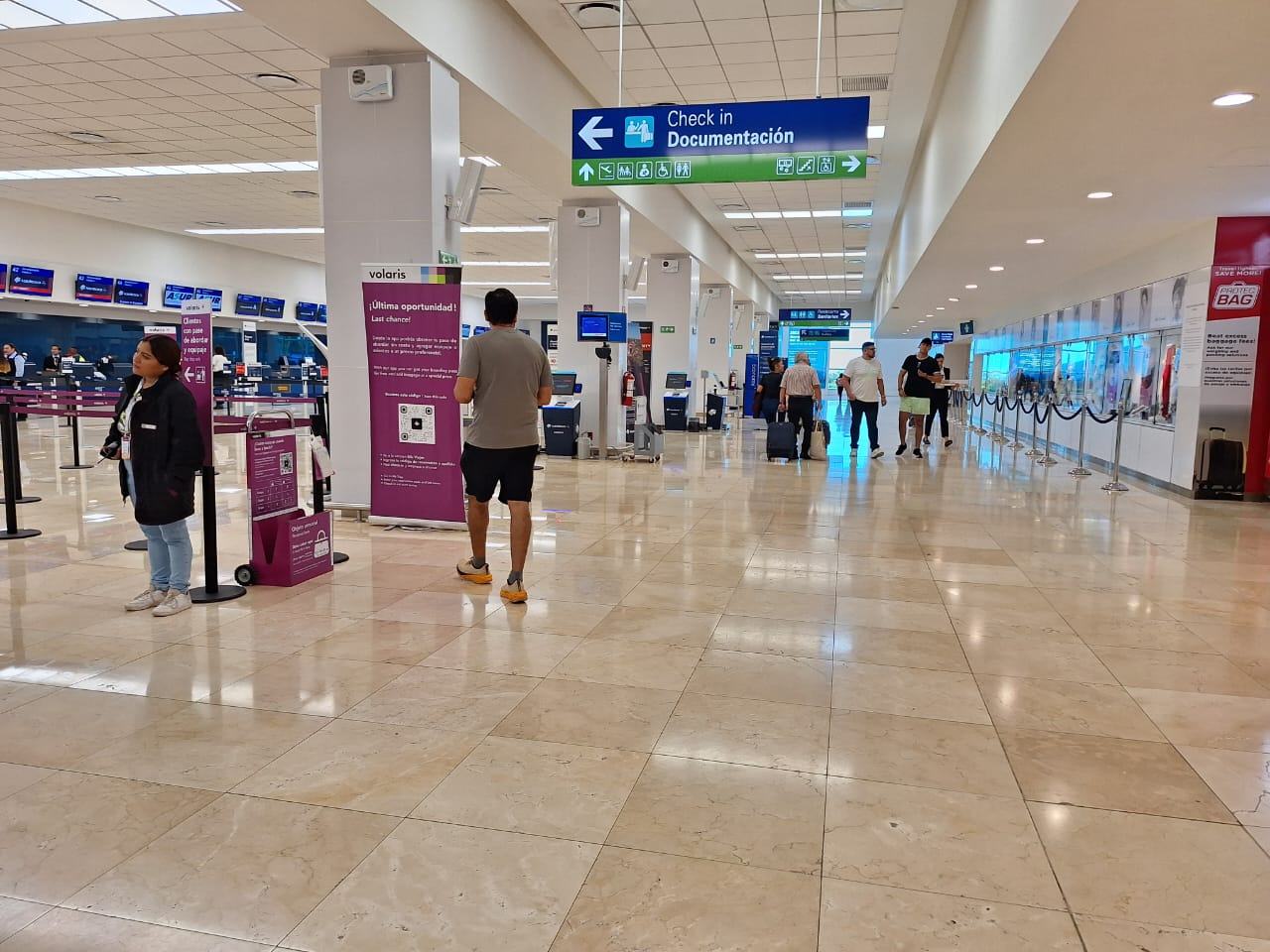  Con retraso apertura jornada dominical el Aeropuerto de Mérida        