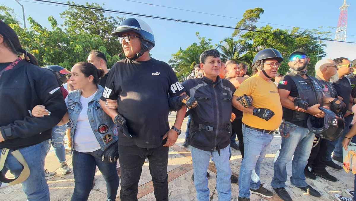 Así se desarrolló la protesta en Cancún