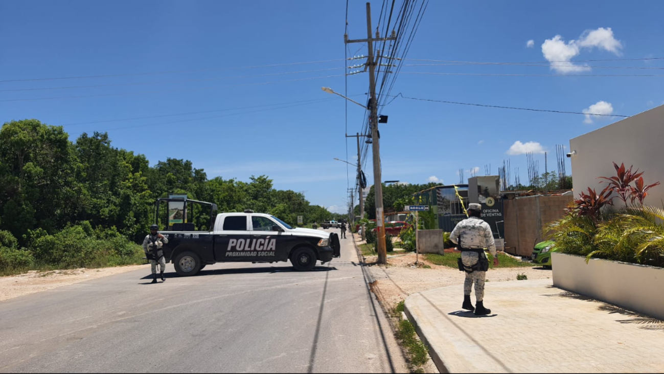 Lanzan granada en una obra en construcción en Cancún