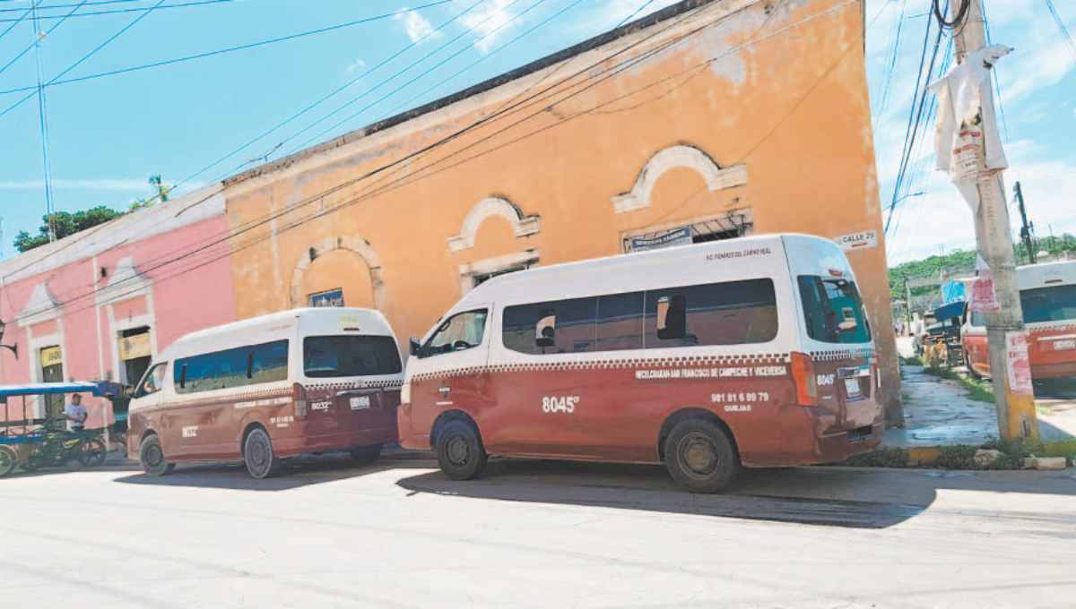 Combis de Hecelchakán subirán la tarifa del pasaje ante incremento de la gasolina  