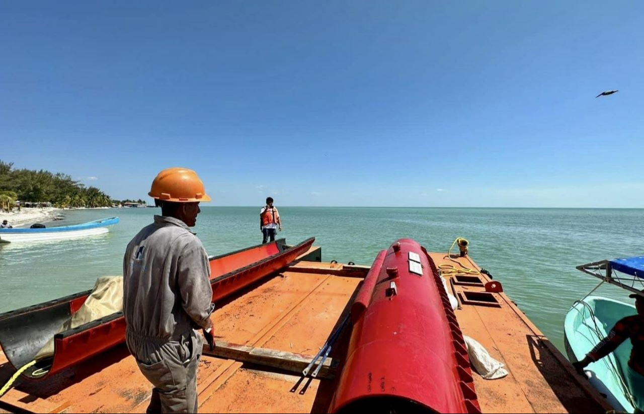  Acueducto submarino de Isla Aguada a Isla del Carmen  garantiza 50 años de agua potable      