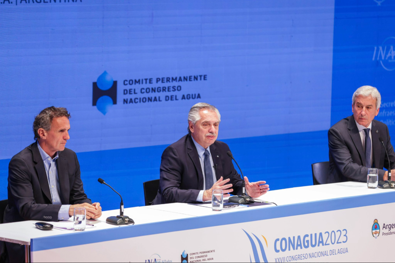 Alberto Fernández durante su gestión como presidente de Argentina