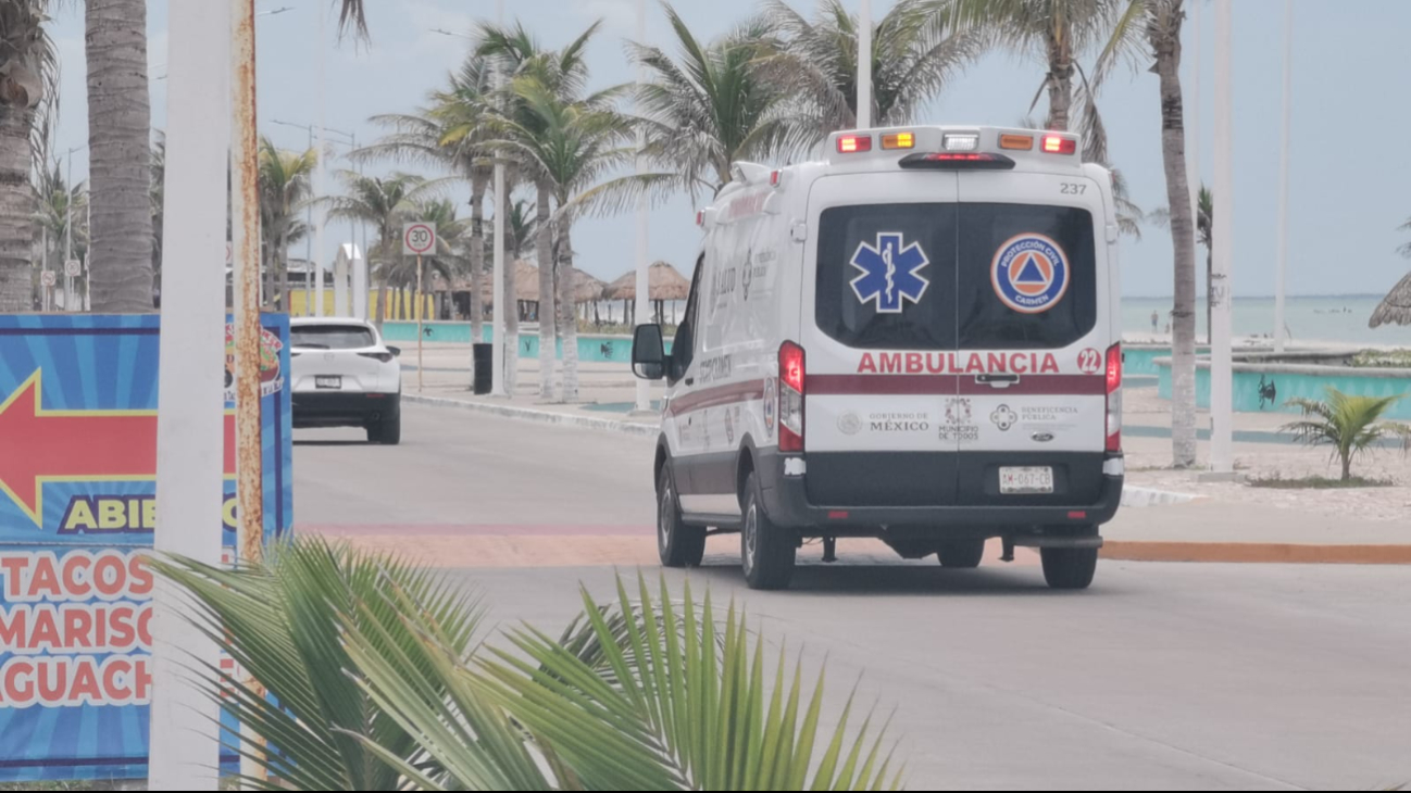 El hombre fue trasladado al hospital para recibir puntos de sutura debido a la pérdida de sangre.