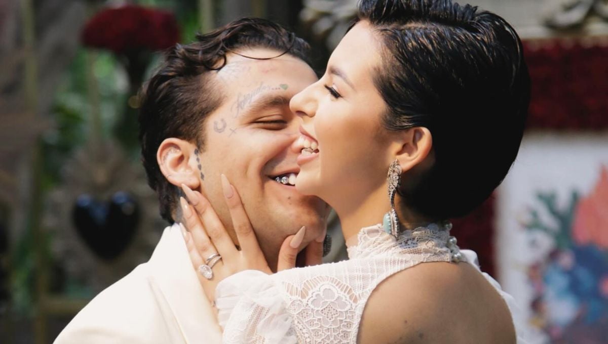 Christian Nodal y Ángela Aguilar visitan Centro Histórico de Mérida: VIDEO