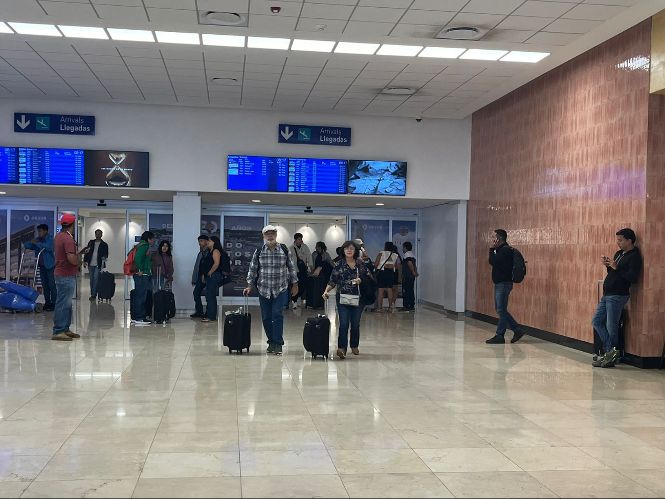 El primer vuelo que arribó a Mérida fue desde Toluca