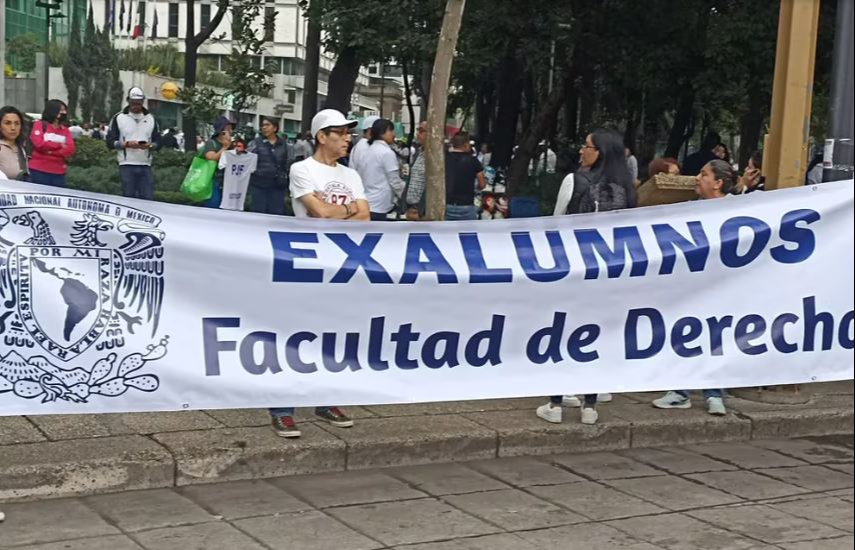 Realizan marcha en contra de la Reforma Judicial