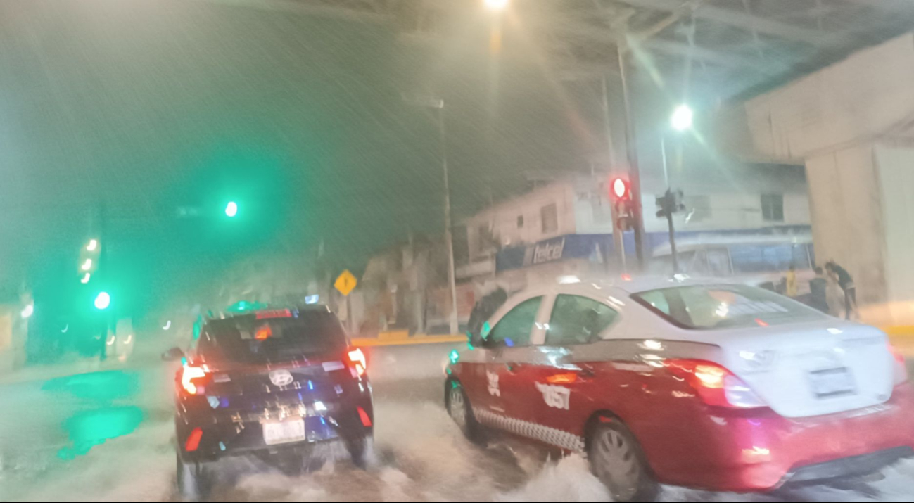 Lluvias de intensidad en la ciudad de Campeche