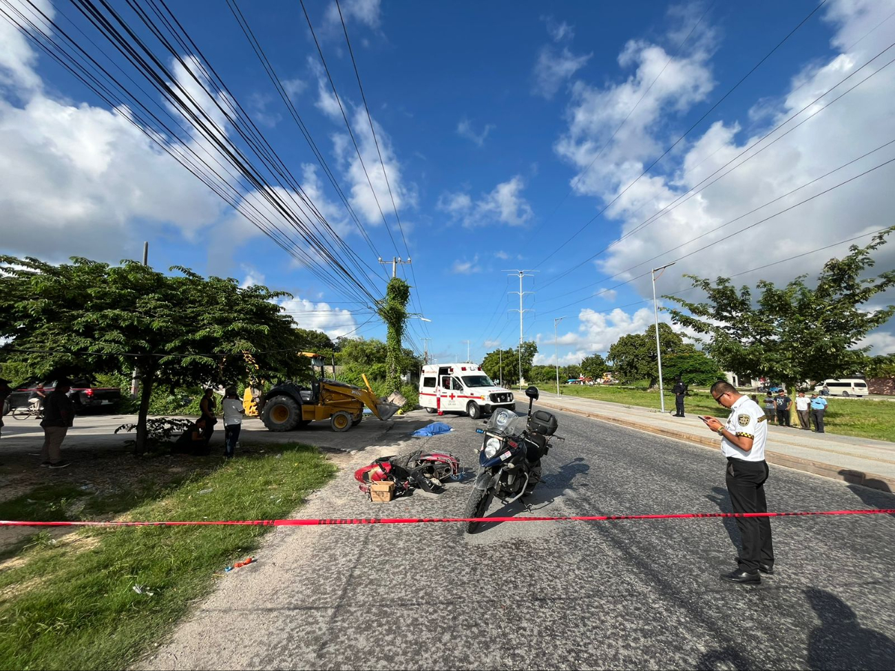 El conductor de la maquinaria involucrado en el accidente, fue detenido por las autoridades